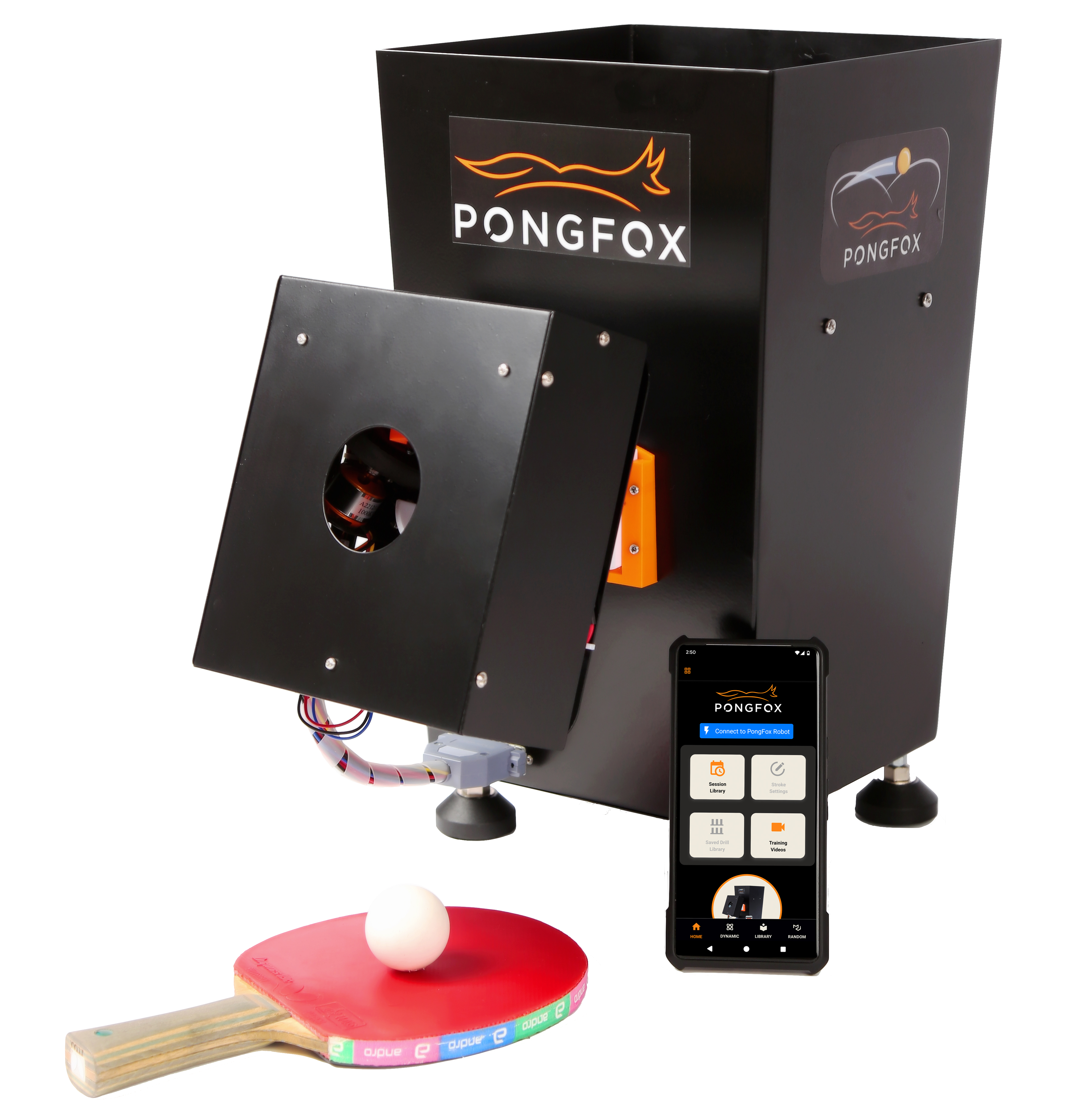 PongFox Table Tennis Training Robot